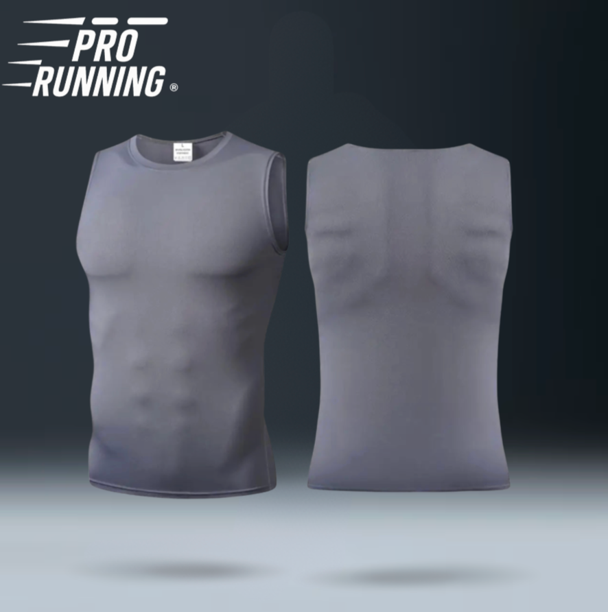 Débardeur de Compression AXELIUM PRO Bleu Marine