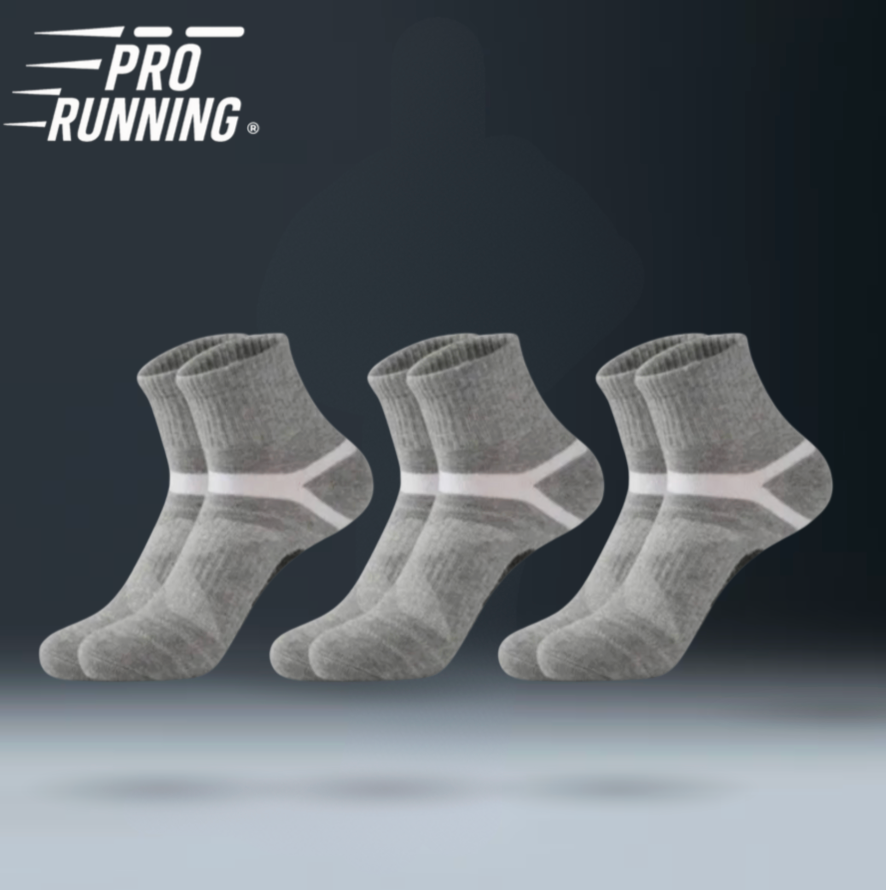 Chaussettes de Running AXELIUM PRO Noir – Confort & Respiration Optimale