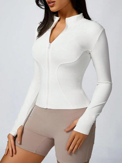 Veste de sport pour femme Ivoire