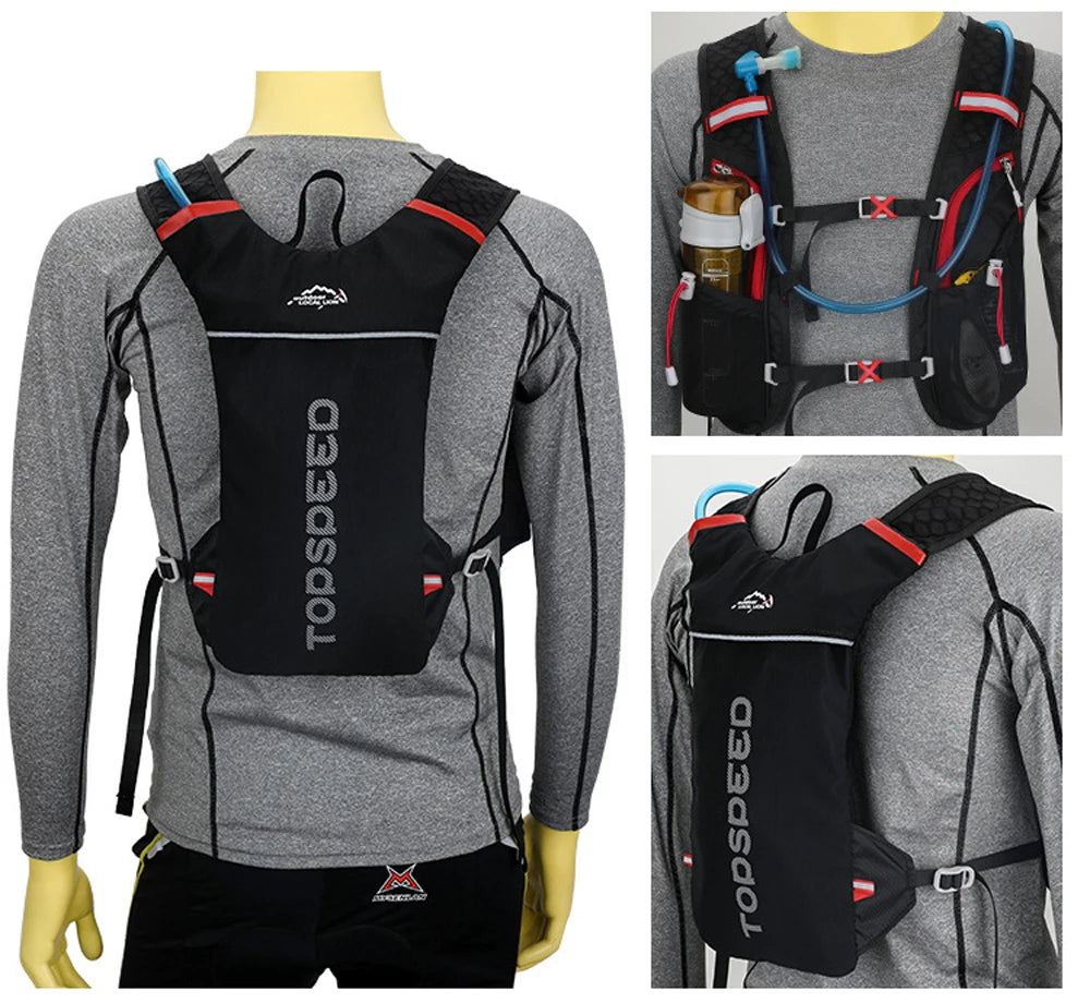NEWBOLER Trail Running AXELIUM PRO – Sac d’hydratation ultra-léger 5L