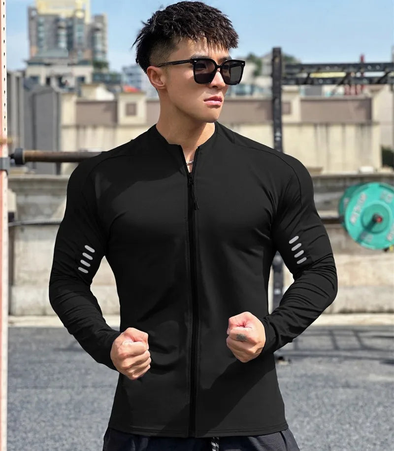 Veste de Course Homme - Zip intégral