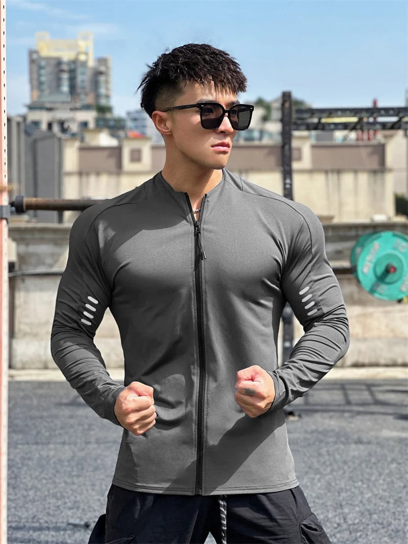 Veste de Course Homme - Zip intégral