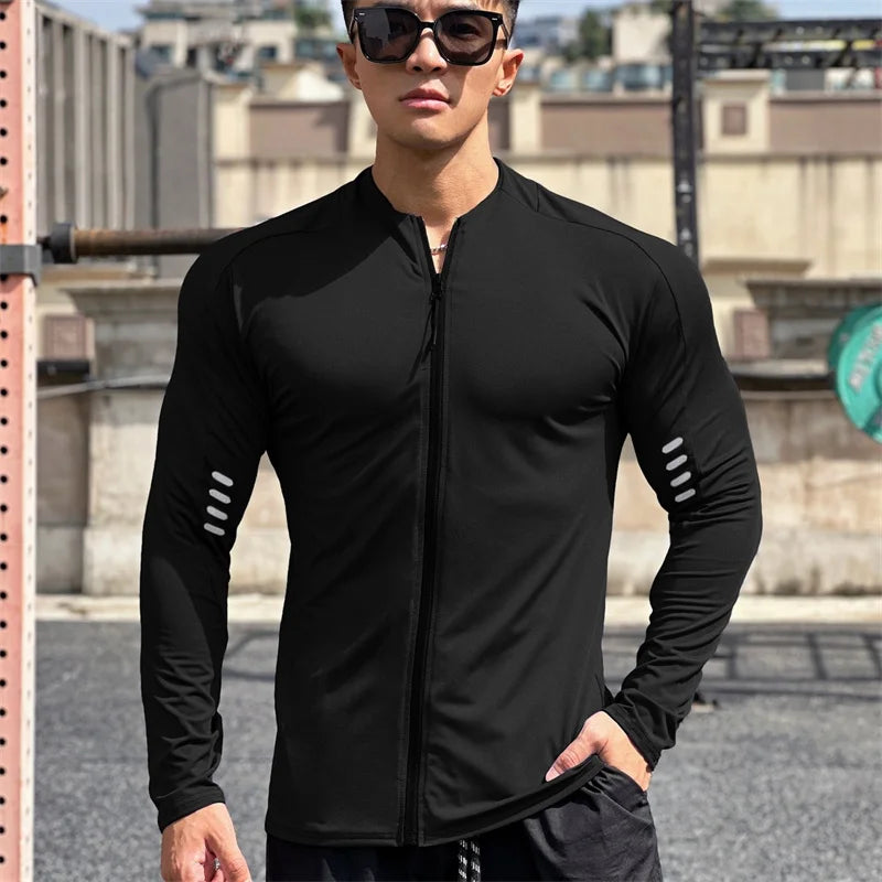 Veste de Course Homme - Zip intégral