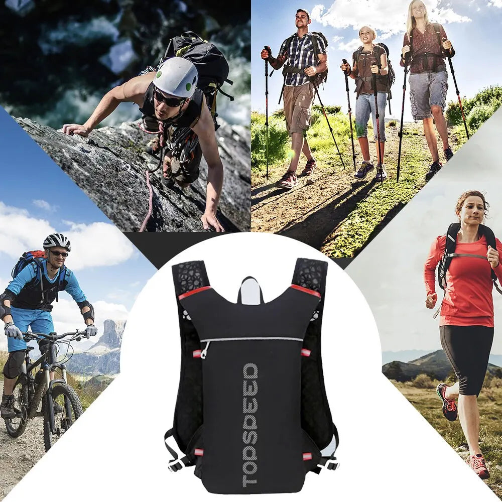 NEWBOLER Trail Running AXELIUM PRO – Sac d’hydratation ultra-léger 5L