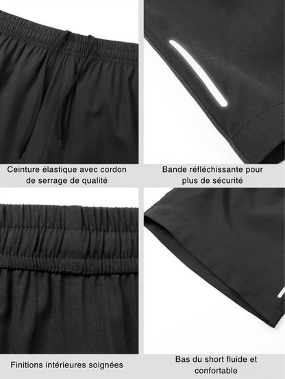 Short de Course homme Bleu marine