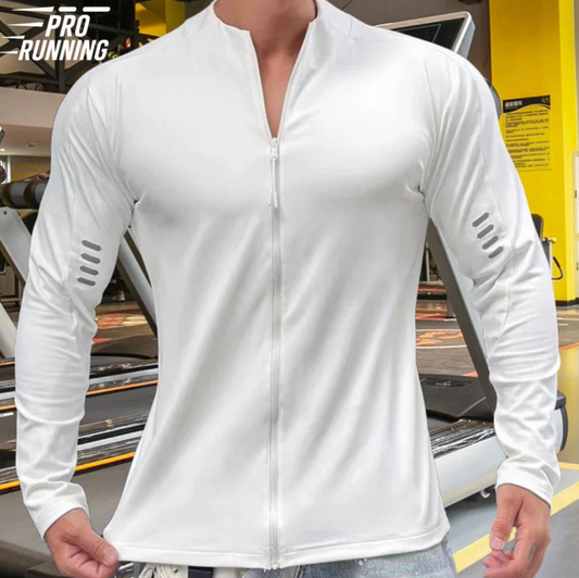 Veste de Course Homme - Zip intégral