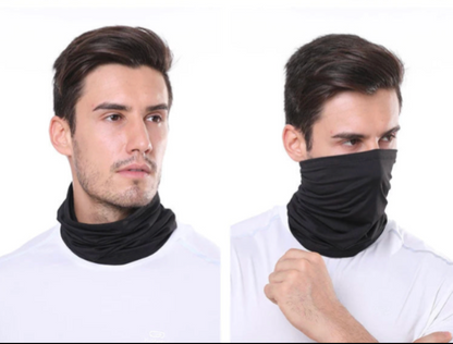 Cache-Cou Protection Soie Gris