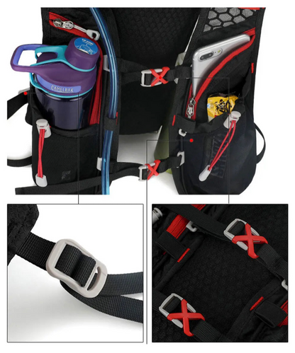 Pack Hydratation (Sac + 2 Flasques) – Léger & Stable