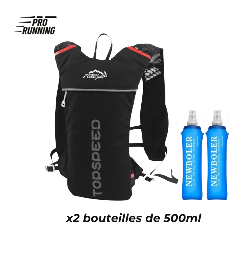 NEWBOLER Trail Running AXELIUM PRO – Sac d’hydratation ultra-léger 5L