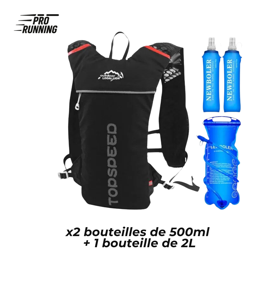 NEWBOLER Trail Running AXELIUM PRO – Sac d’hydratation ultra-léger 5L