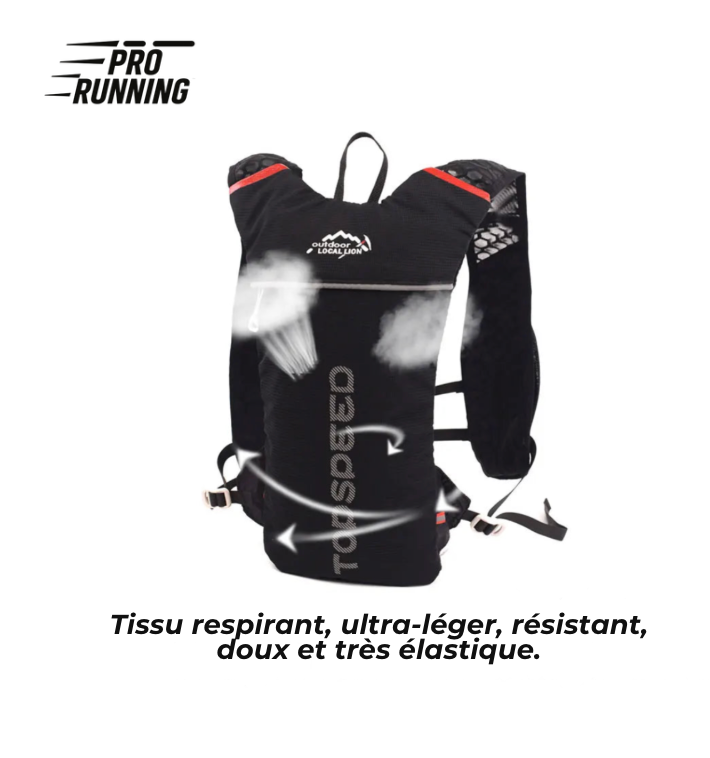 NEWBOLER Trail Running AXELIUM PRO – Sac d’hydratation ultra-léger 5L