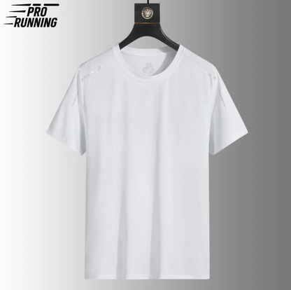 T-shirt de course réfléchissant AXELIUM PRO Blanc