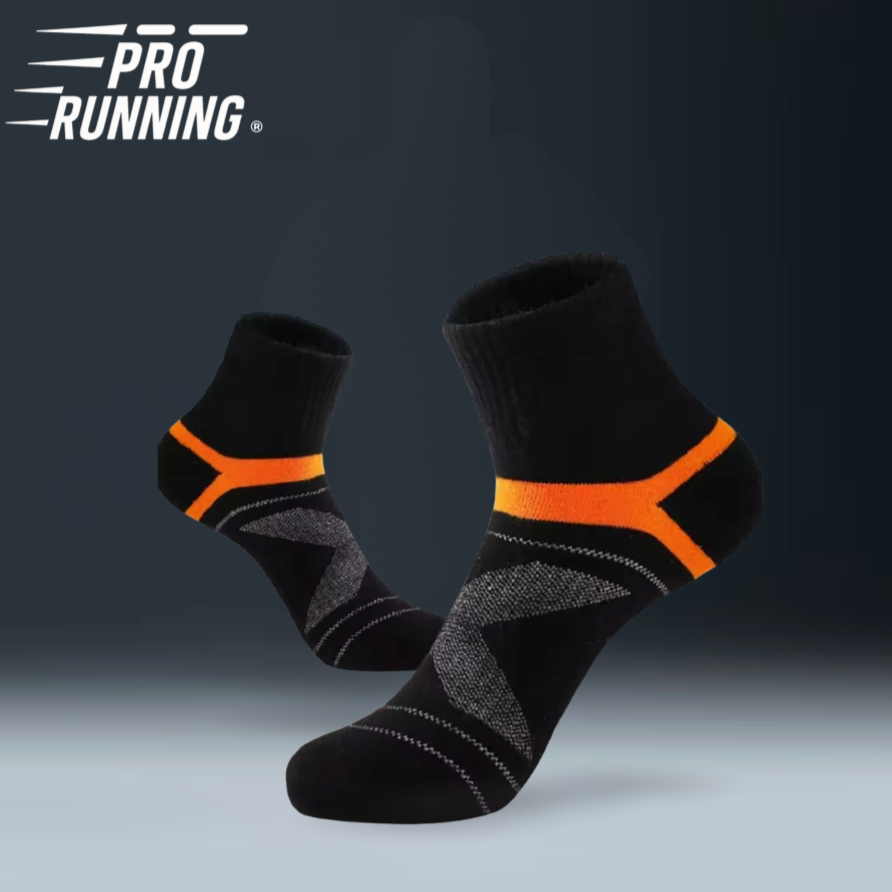 Chaussettes de Running AXELIUM PRO Noir – Confort &amp; Respiration Optimale