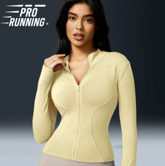 Veste de sport pour femme Jaune