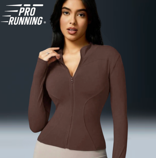 Veste de sport pour femme Café brun