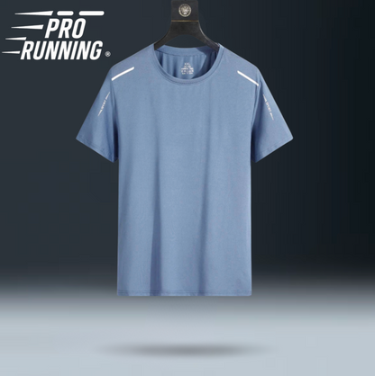 T-shirt de course réfléchissant AXELIUM PRO Blanc