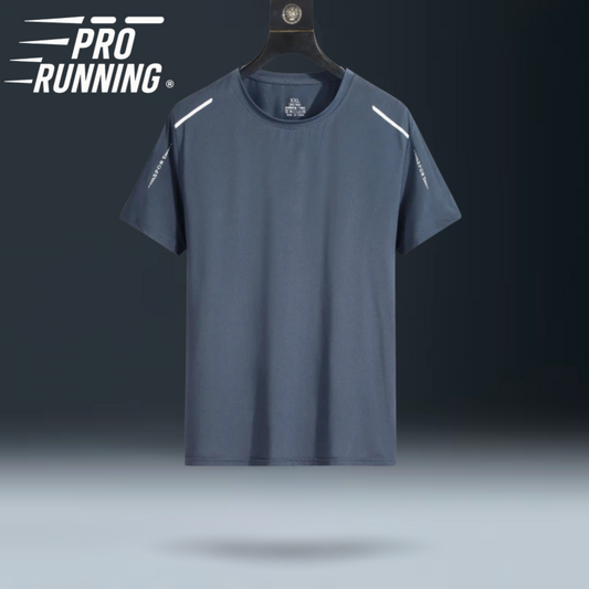 T-shirt de course réfléchissant AXELIUM PRO Gris