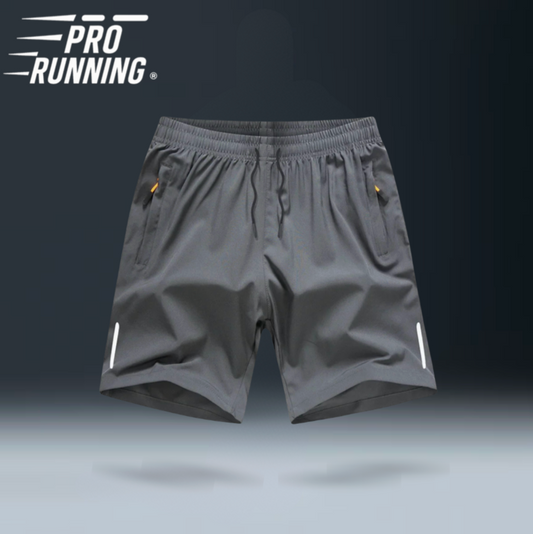 Short de Course homme Gris