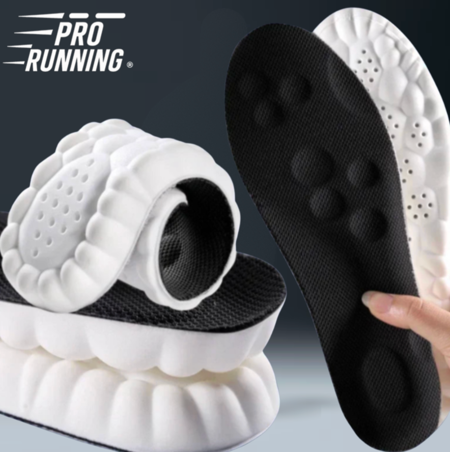 Semelles de Sport AXELIUM PRO Orange premium – Confort &amp; Performance 4D