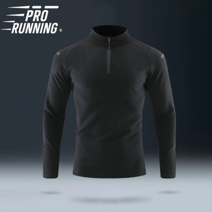 T-shirt Réfléchissant Kaki - Demi zip