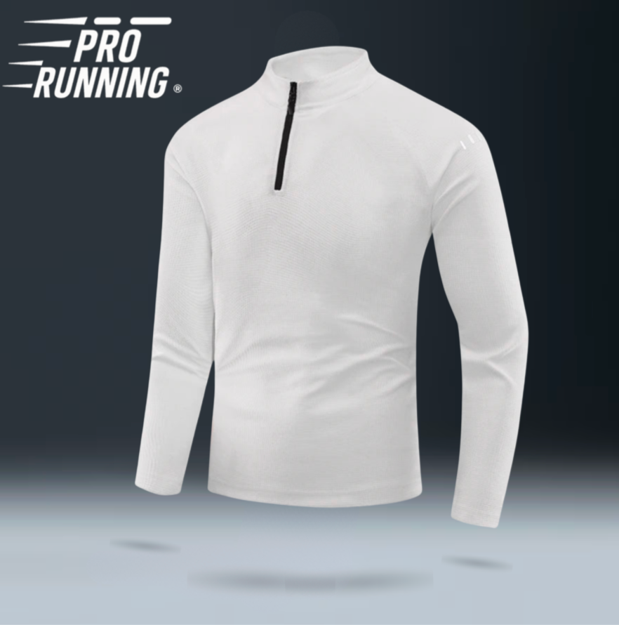 T-shirt Réfléchissant Kaki - Demi zip