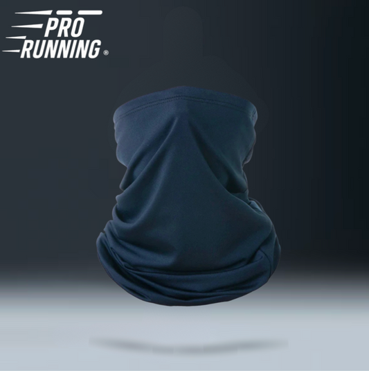 Cache-Cou Protection Soie Bleu marine